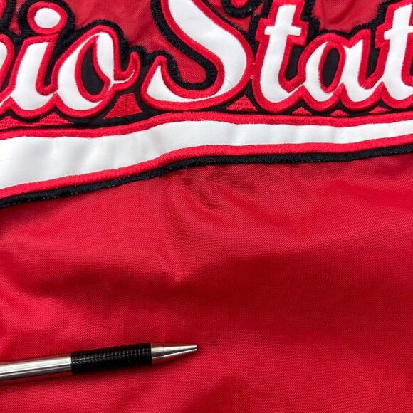 Vintage Steve Barrys Ohio State Jacket Mens 2XL XXL Buckeyes Lined Windbreaker - Picture 6 of 9